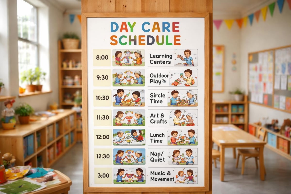 Day care home daily activities