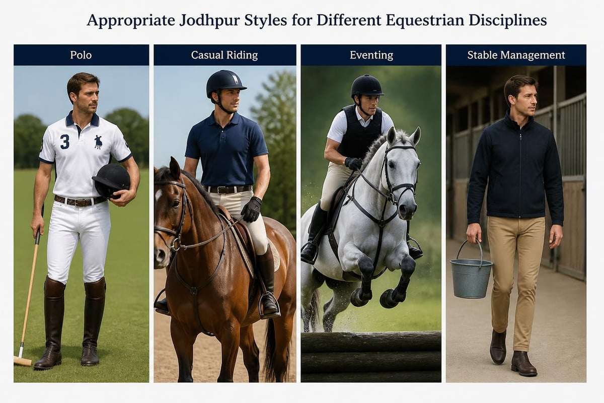 Discipline-specific jodhpur applications