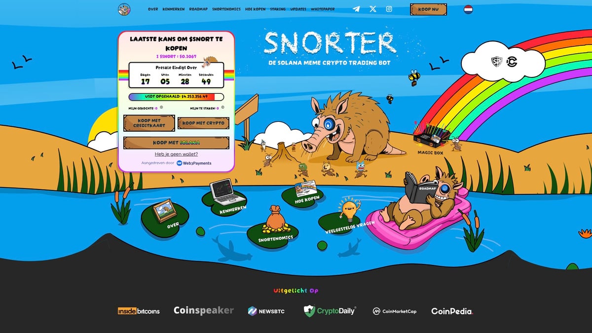 7x Beste Crypto Om Te Kopen In 2025 Voor Groei - Snorter Bot (SNORT)
