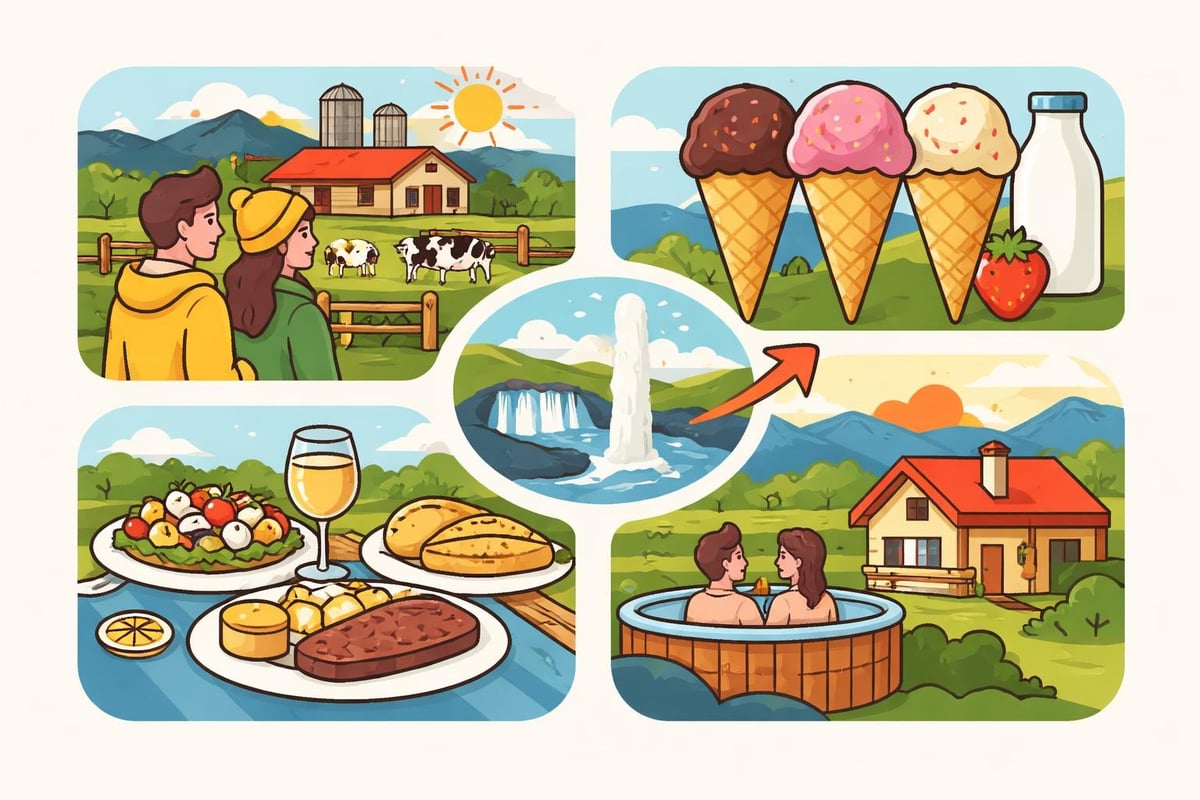 Efstidalur visitor daily experience