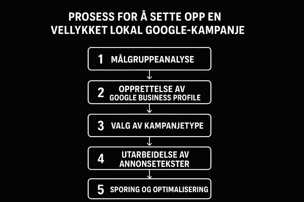 Slik setter du opp en vellykket lokal google kampanje steg for steg