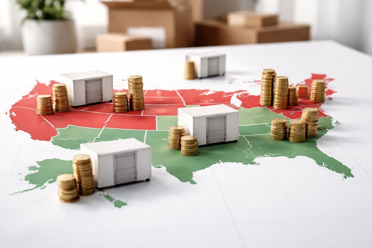 Regional moving pod pricing