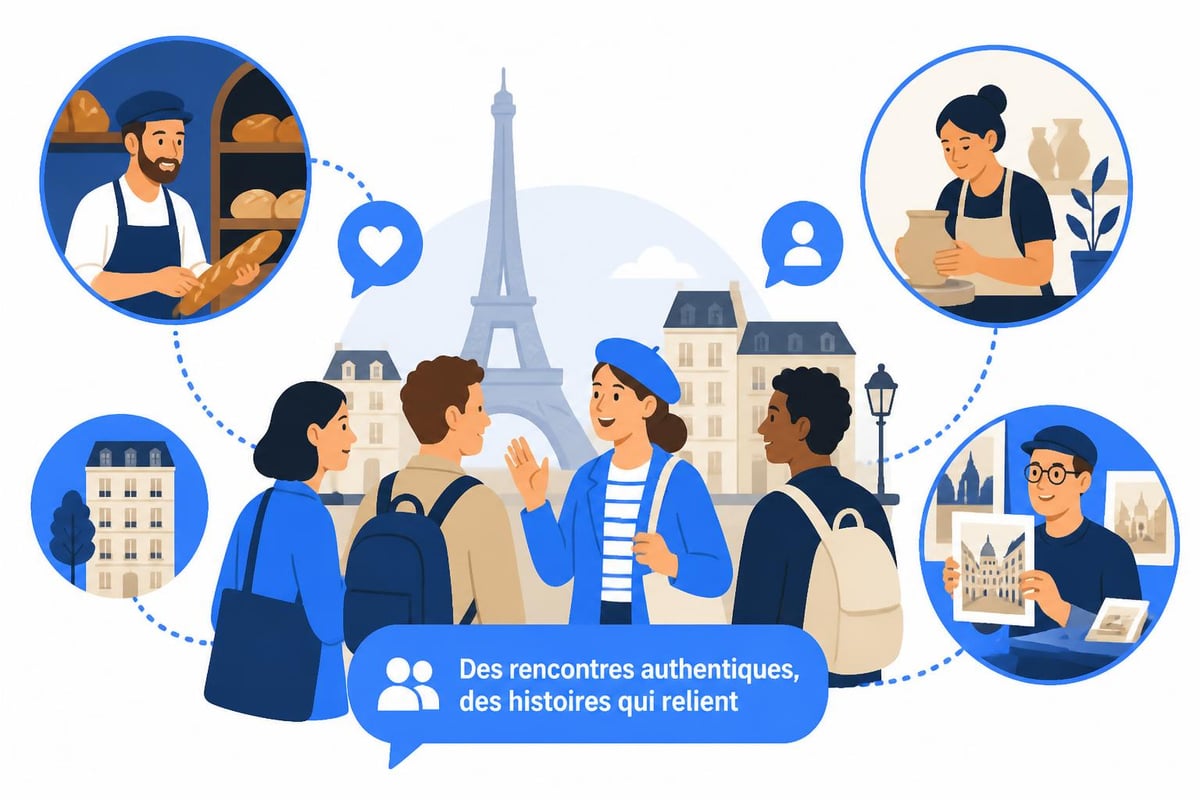 Concept de visite guidée locale