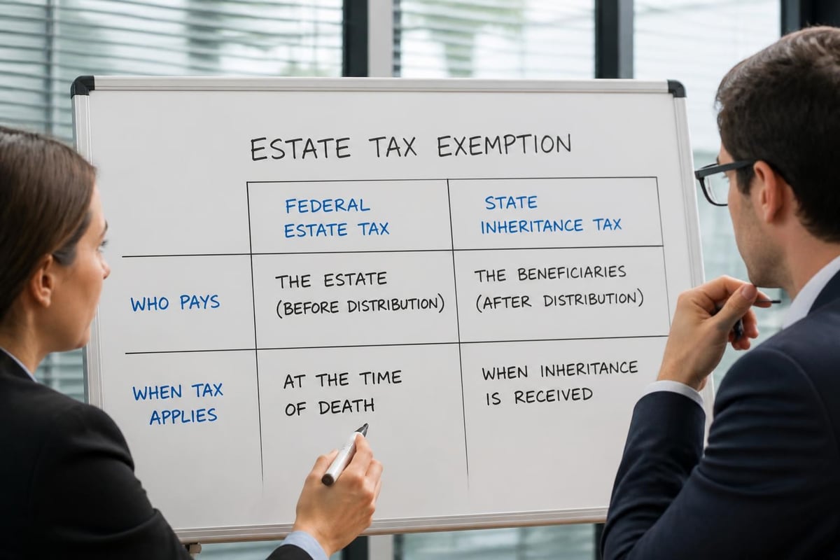 Federal estate tax vs state inheritance tax