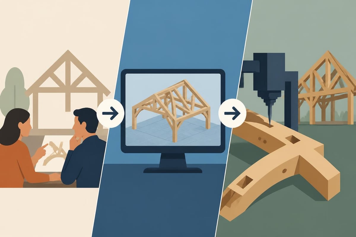 Timber frame customisation process