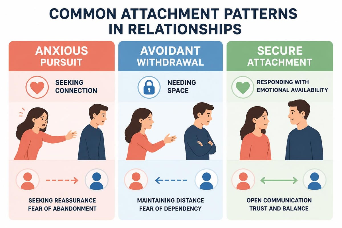 EFT attachment patterns