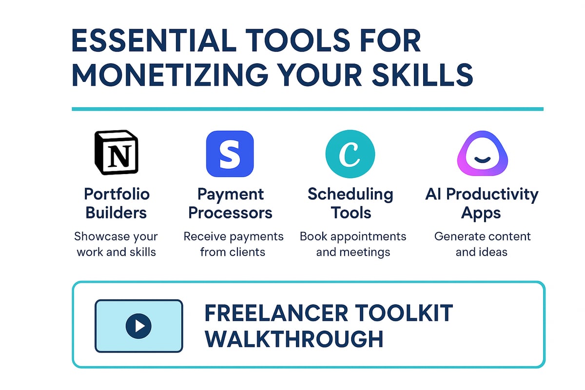 Essential Tools & Resources for Skill Monetization
