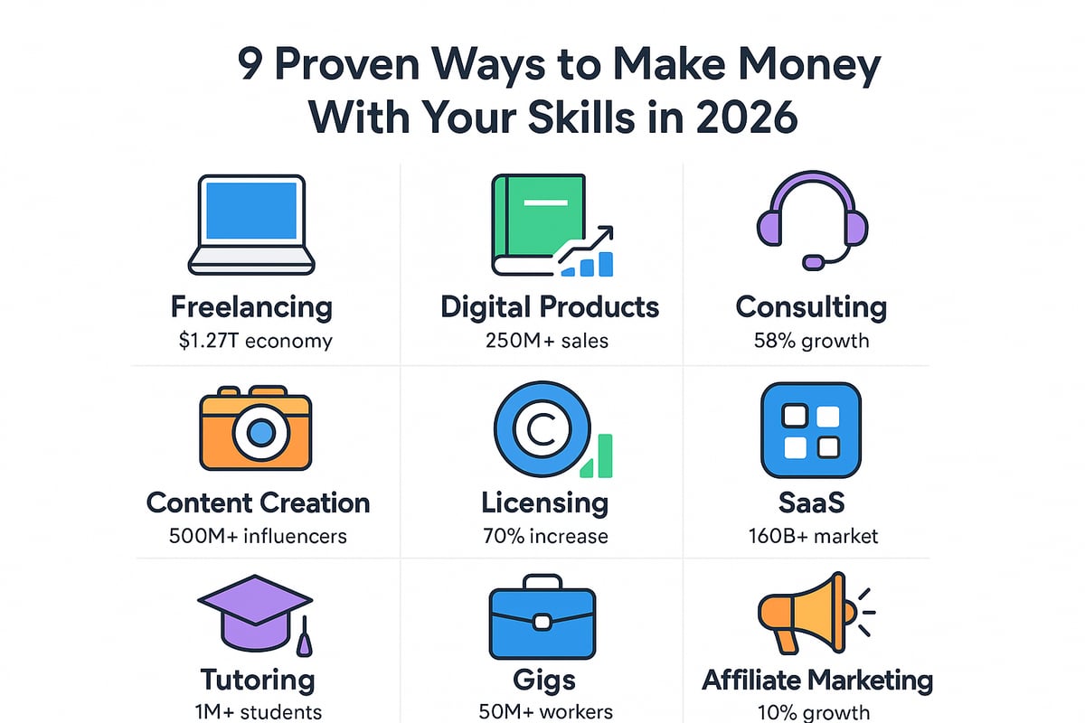 9 Proven Ways to Make Money With Your Skills in 2026
