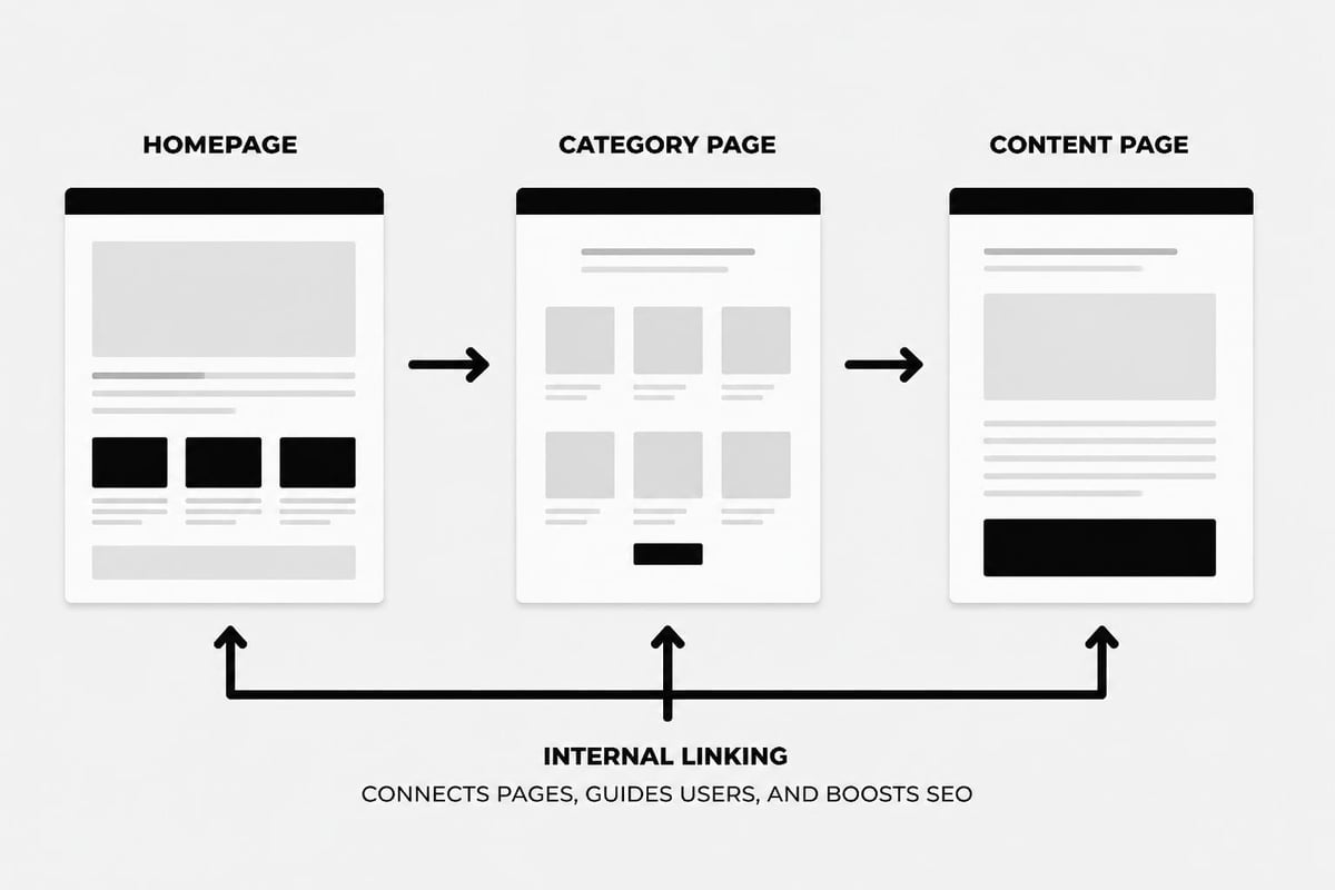 Website navigation hierarchy