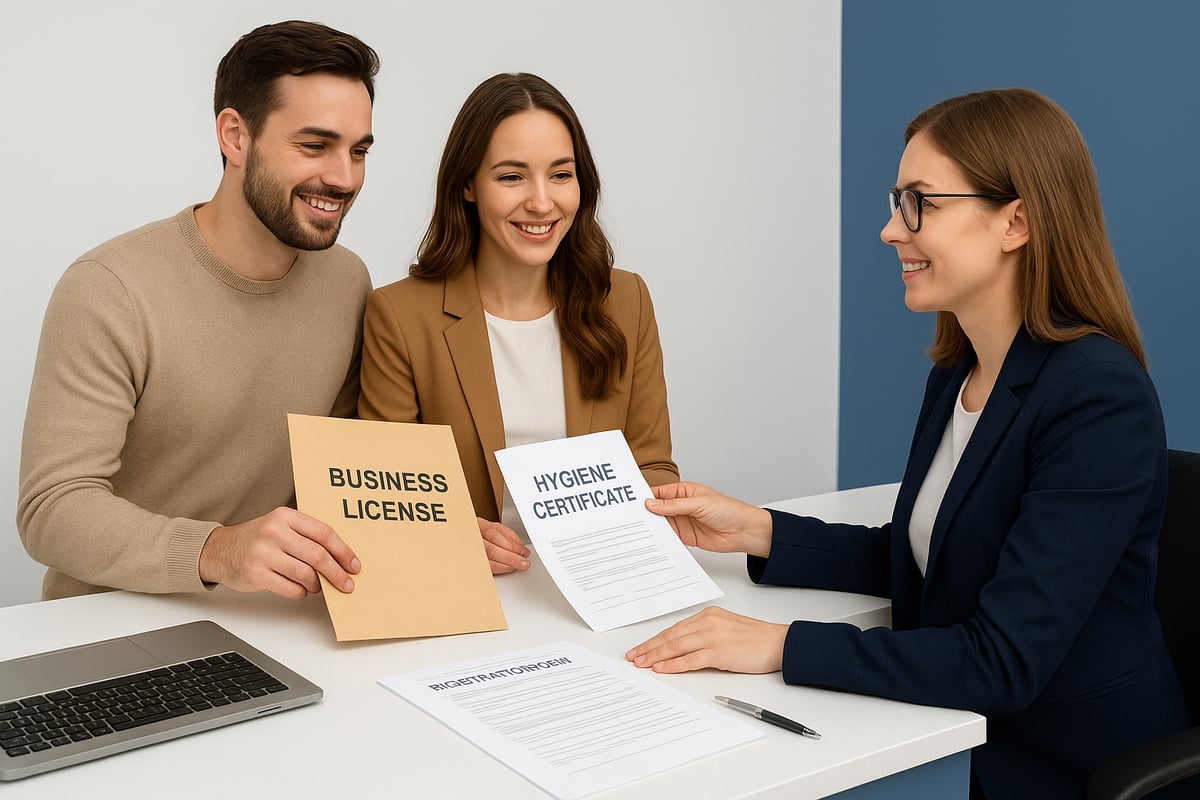 Rechtliche und behördliche Voraussetzungen für die Café-Eröffnung