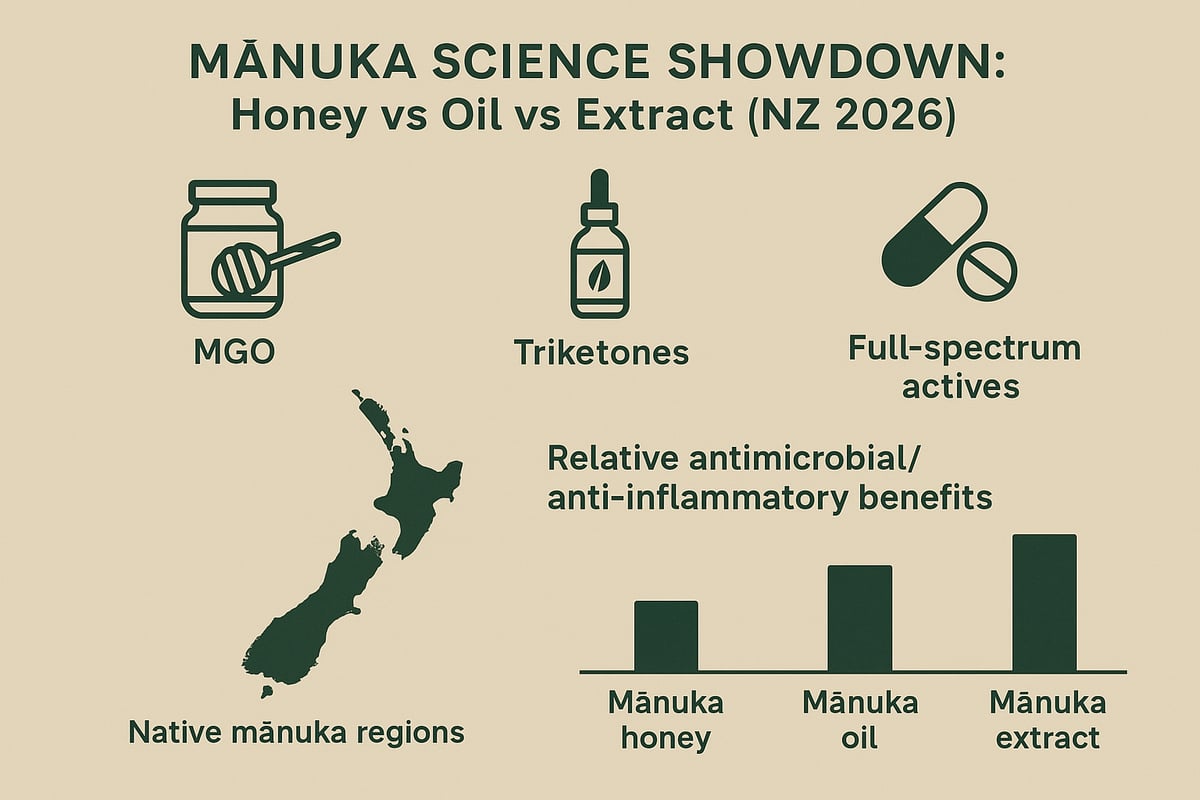 The Science Behind Mānuka: Bioactive Compounds and Health Benefits