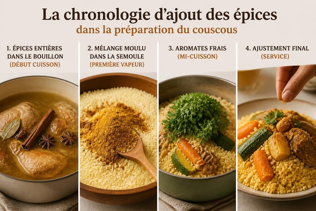 Processus d'aromatisation couscous
