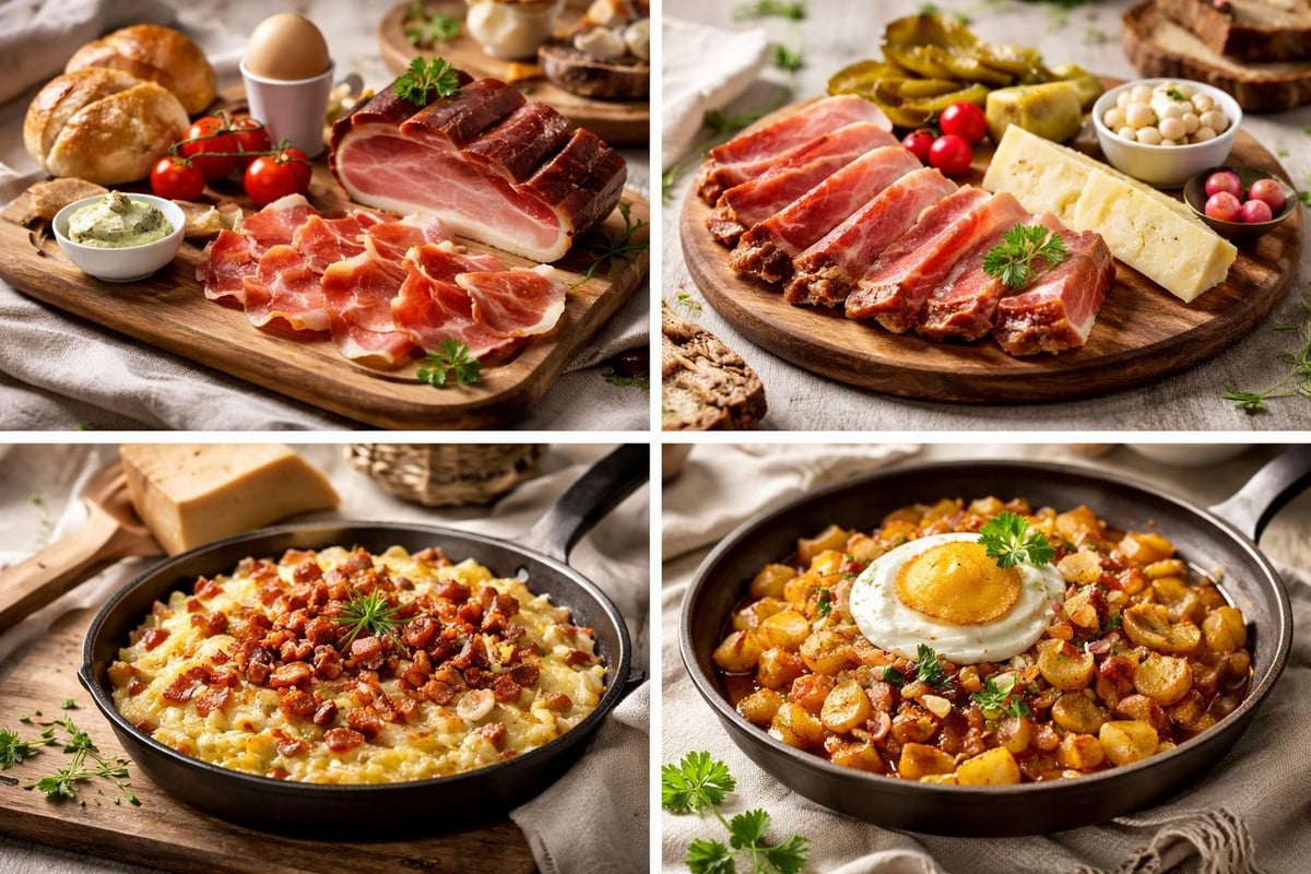 Speck-Verwendung in der Küche