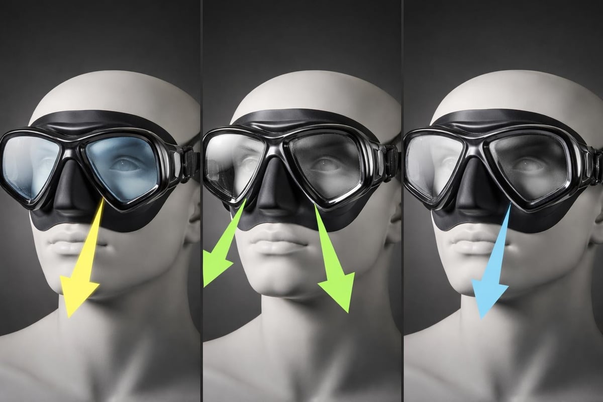 Cressi mask field of vision technology