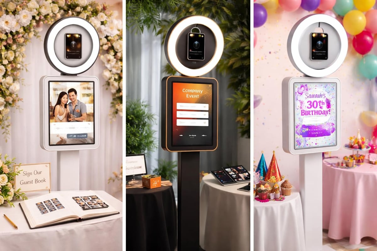 Photo booth event types