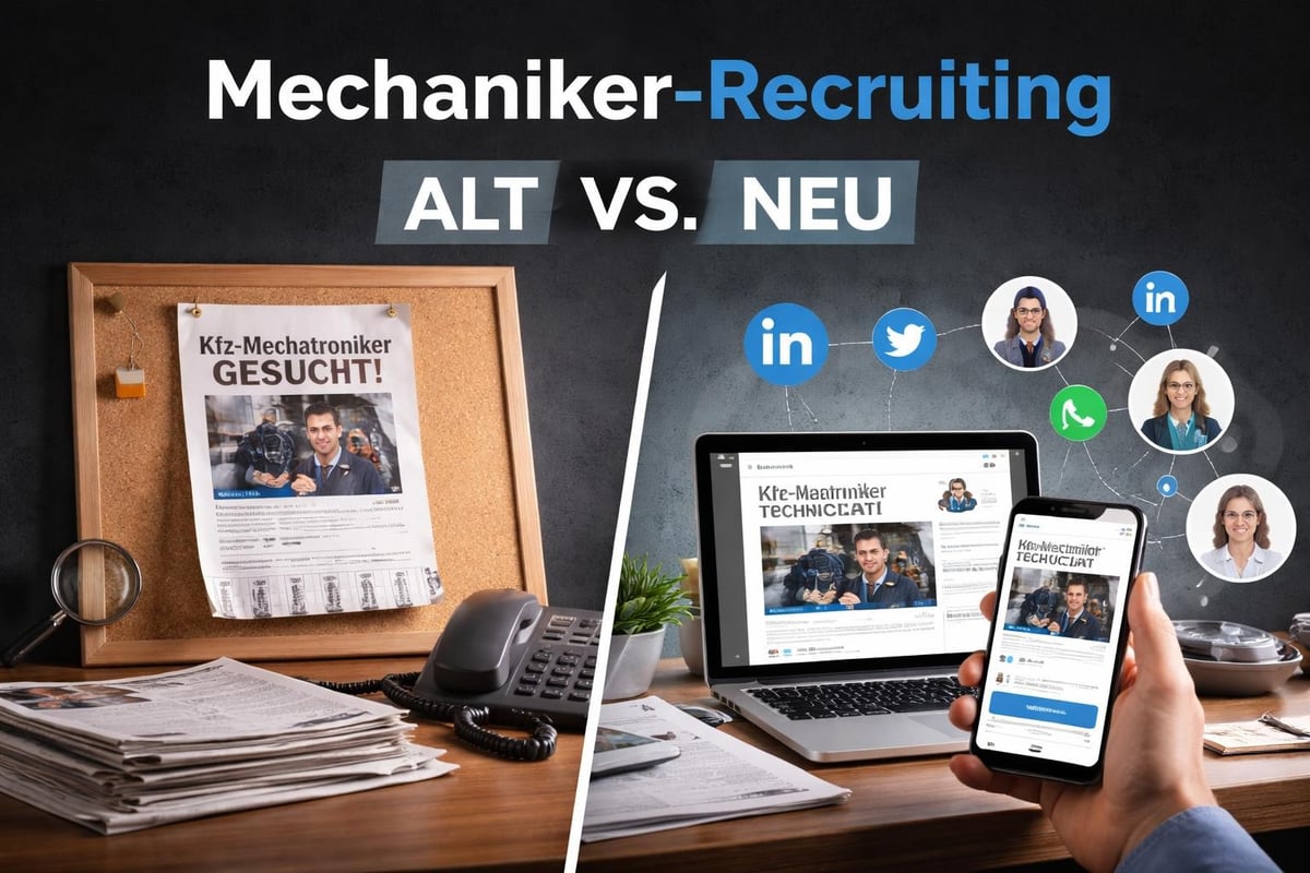 Recruiting-Kanäle für KFZ-Mechatroniker