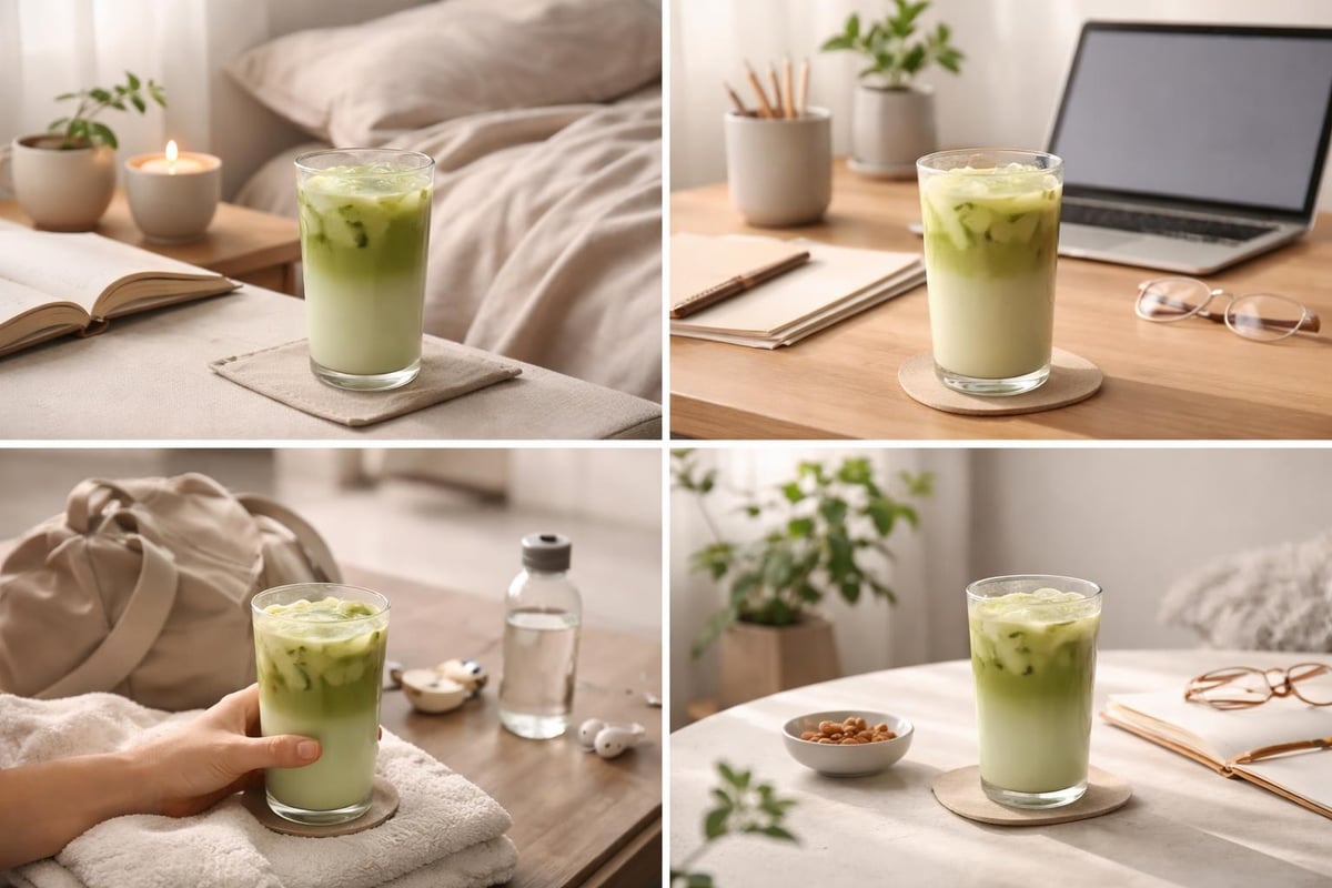 Tägliche Matcha-Routine