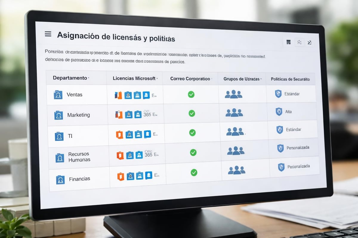 Gestión licencias Microsoft 365