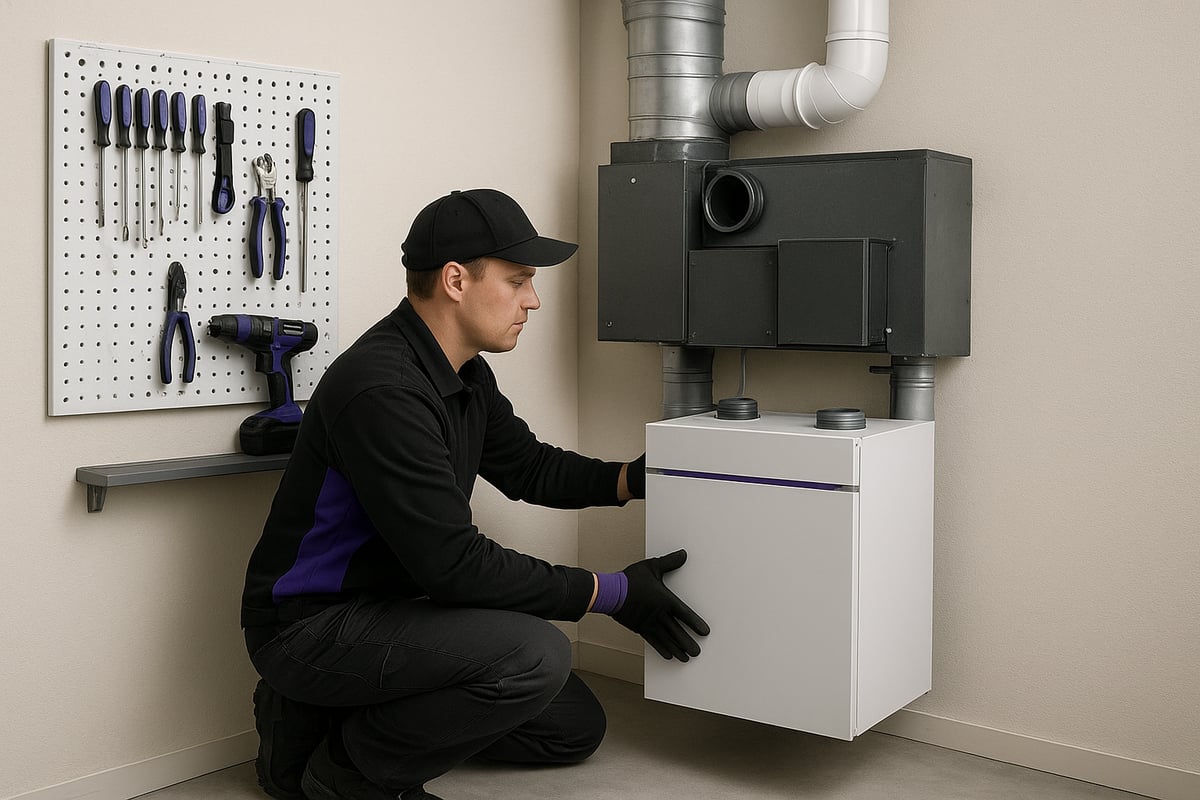 Ilmanvaihtokoneen vaihdon vaiheet: askel askeleelta