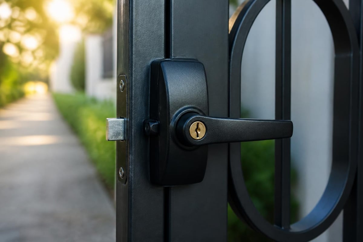 Gate lock security grading system