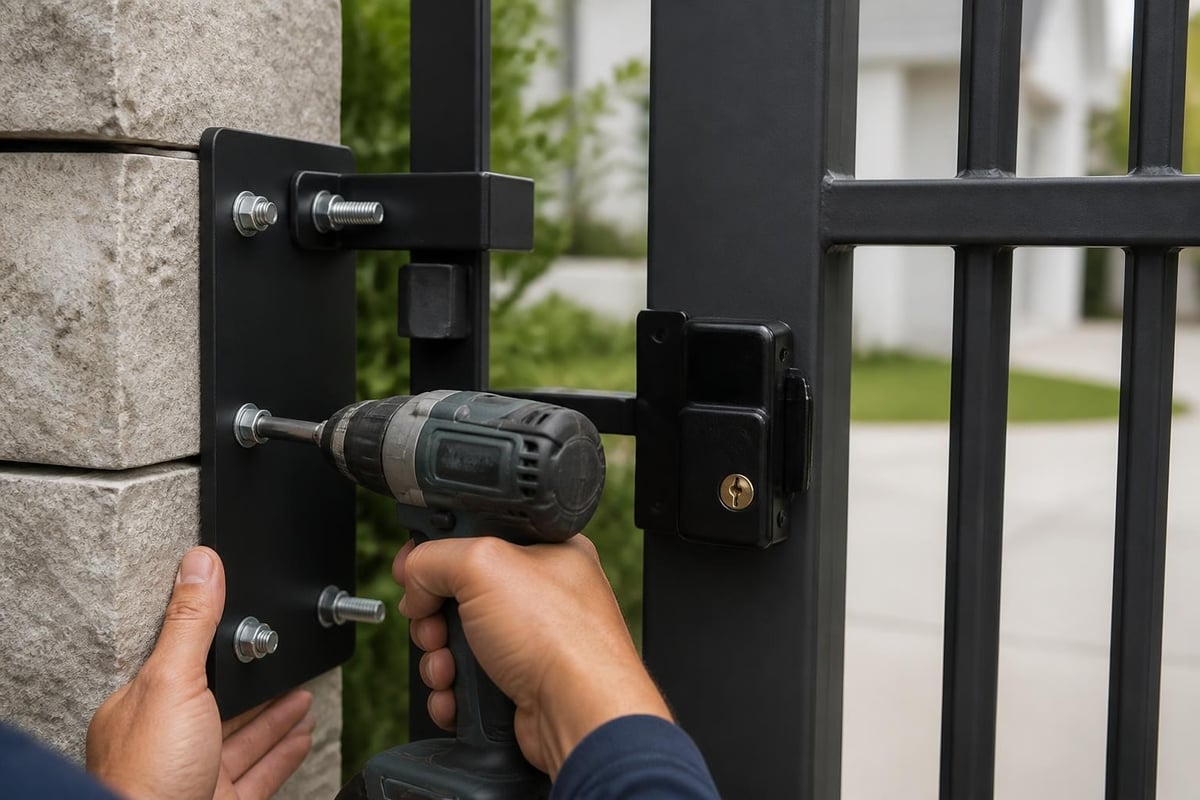 Gate lock installation best practices