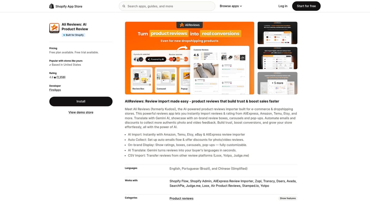 Top 12 Shopify Apps Every Store Needs in 2026 - Ali Reviews – Review Import & Management