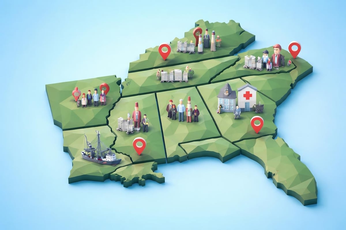 Regional staffing network