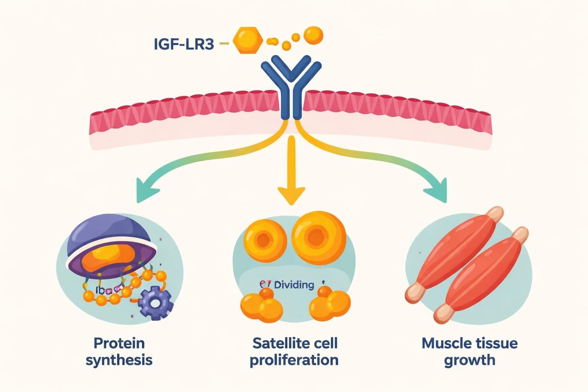 IGF LR3 mechanism of action