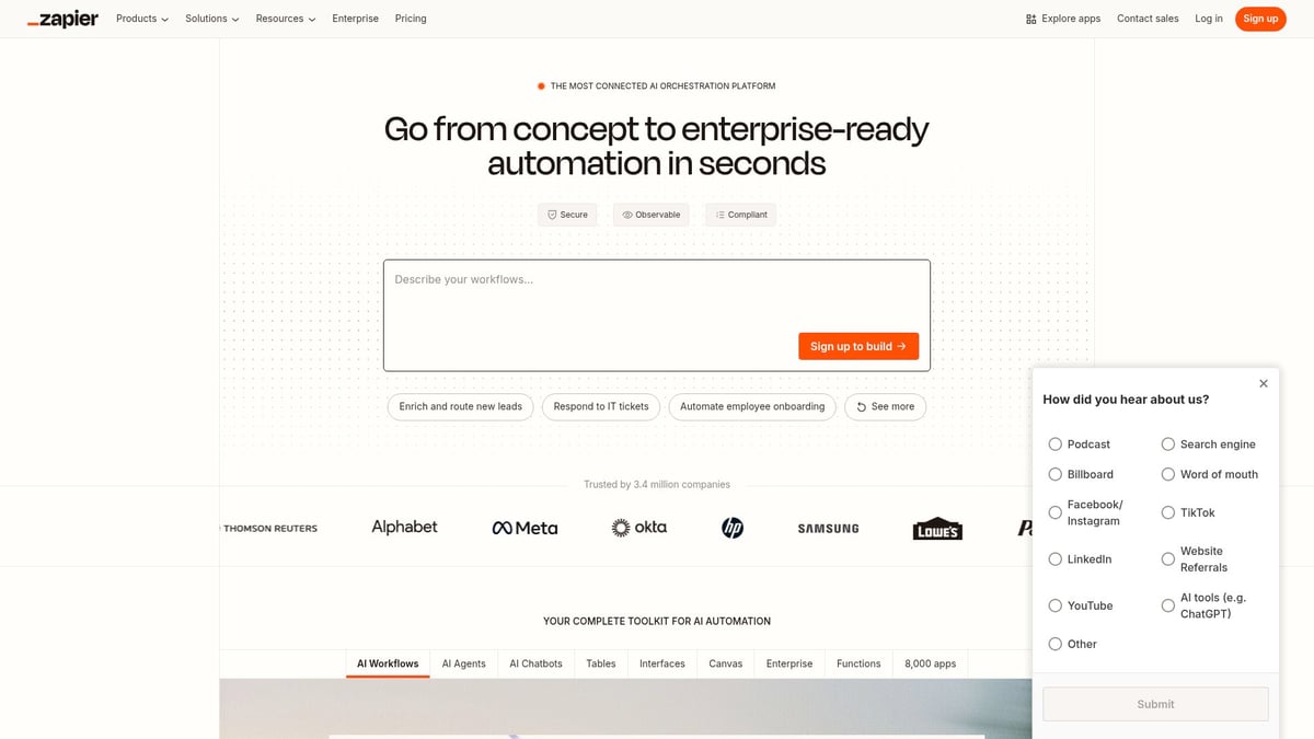 7 Migliori Servizi IA Più Economici Per Piccole Imprese 2025 7 7 Migliori Servizi IA Più Economici Per Piccole Imprese 2025 - Zapier