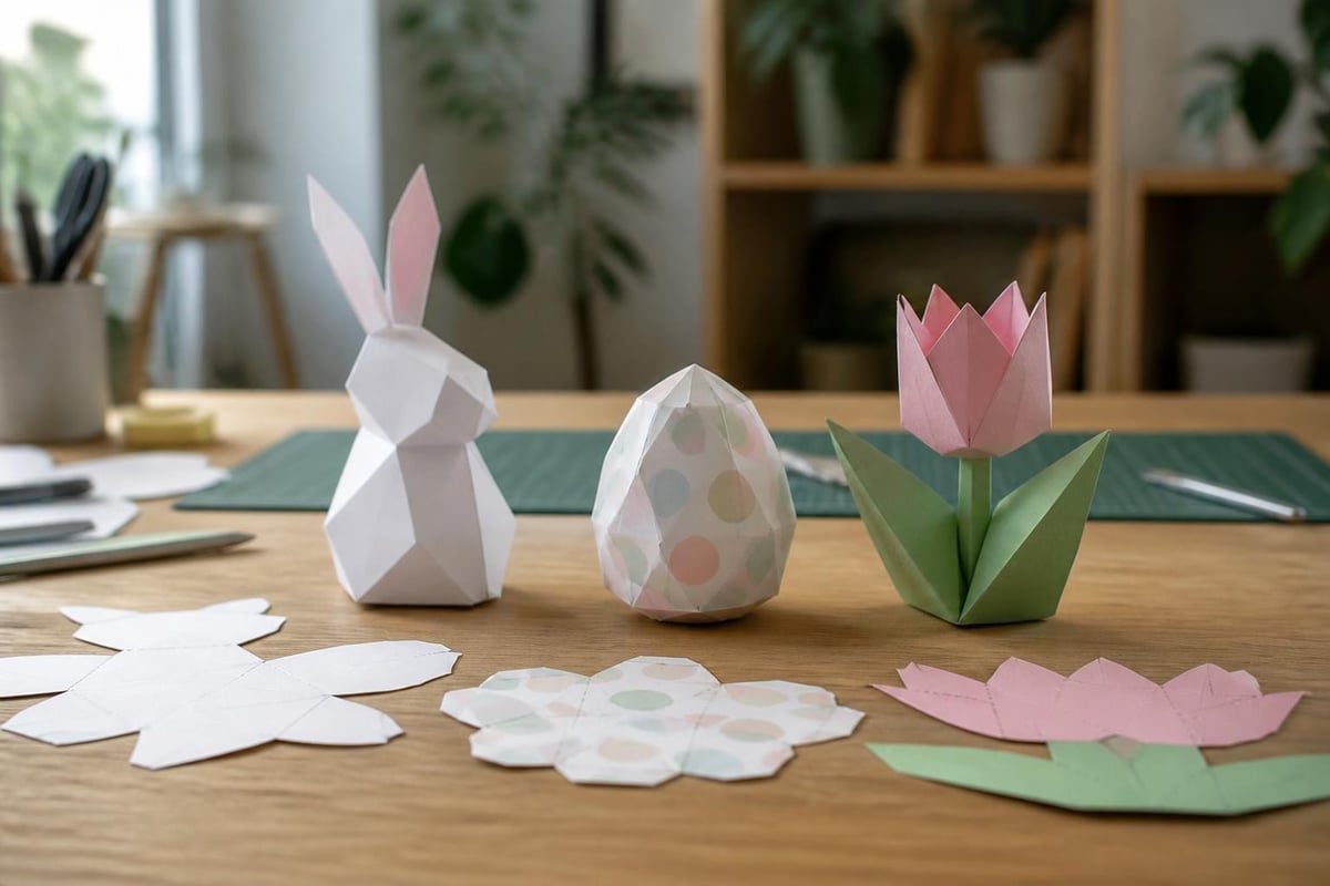 Easter pop-up card mechanics