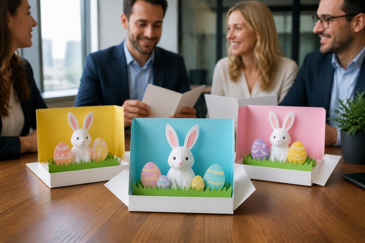 Business Easter card applications