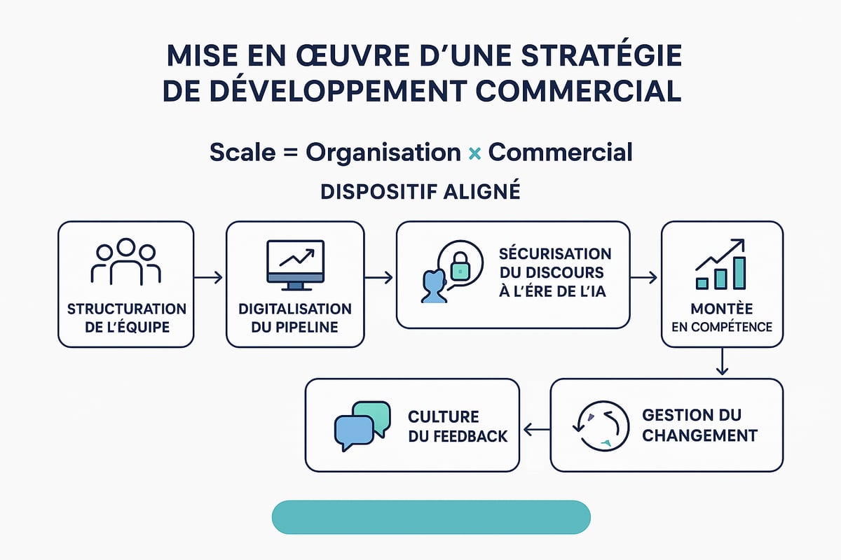 Mettre en œuvre la stratégie : structuration, outils et management