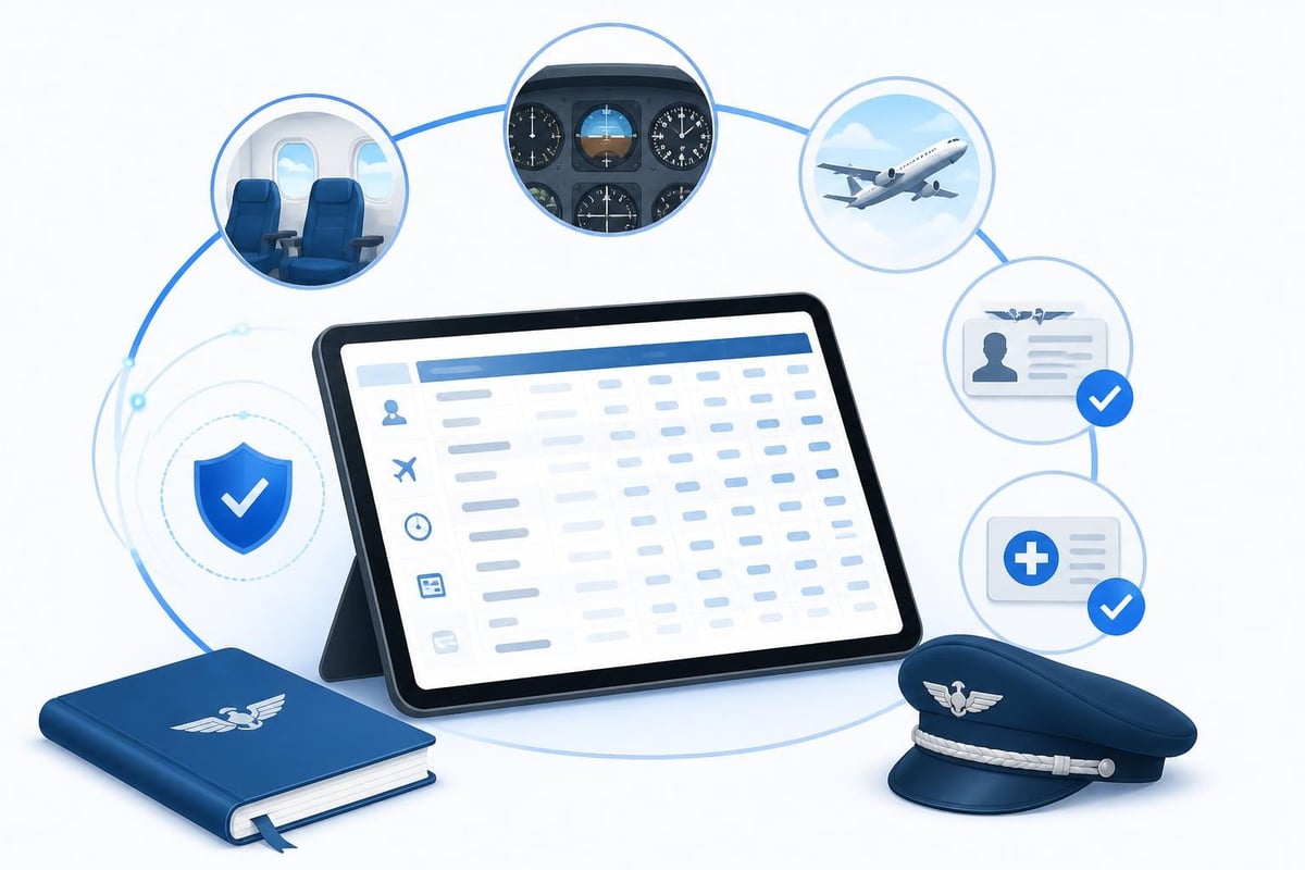 Digital logbook currency tracking