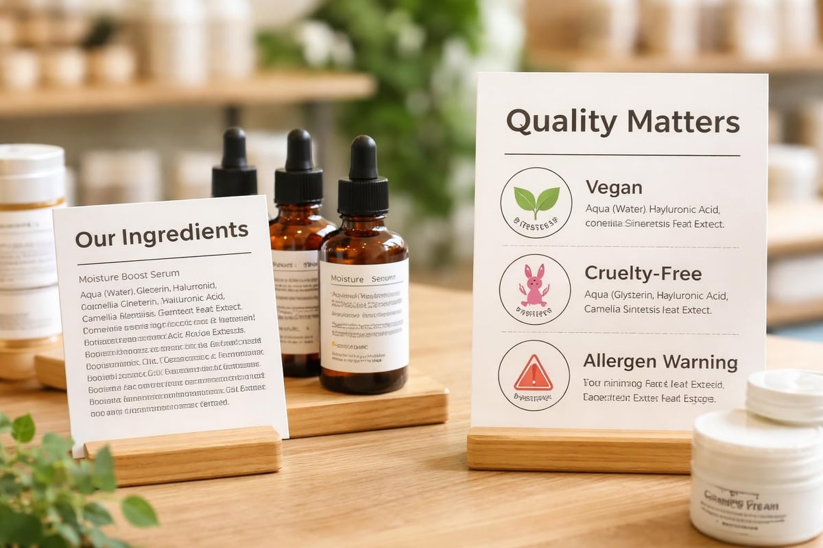 Quality skincare evaluation criteria