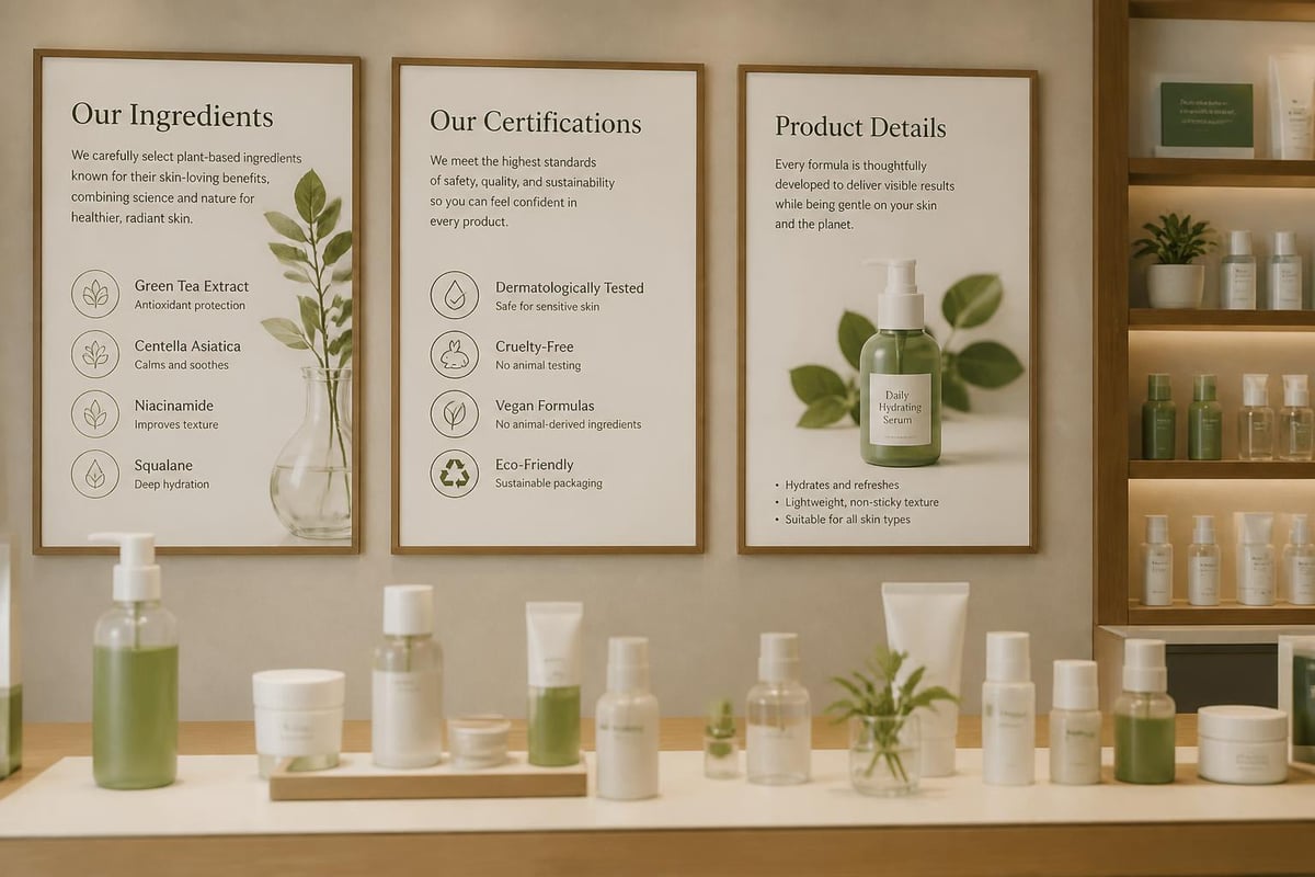 Transparency in skincare retail