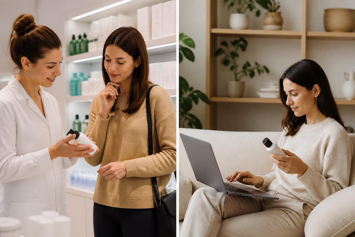 Online vs in-store shopping