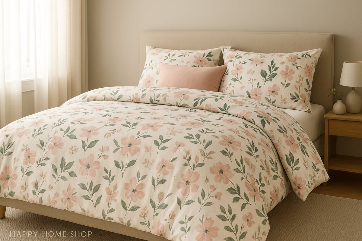 Where to find beautiful bedding: Happy Home Shop collection