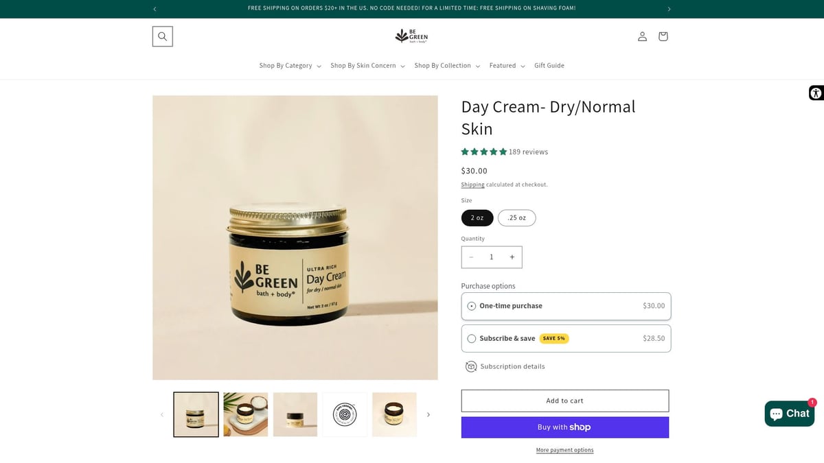 7 Best Normal Skin Day Cream Picks for Radiant Glow in 2026 - Be Green Bath and Body Day Cream – Dry/Normal Skin