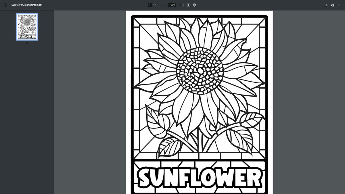 12 Best Printable Flower Coloring Pages for 2026 - Sunflower Mosaic Coloring Page – Superstar Worksheets