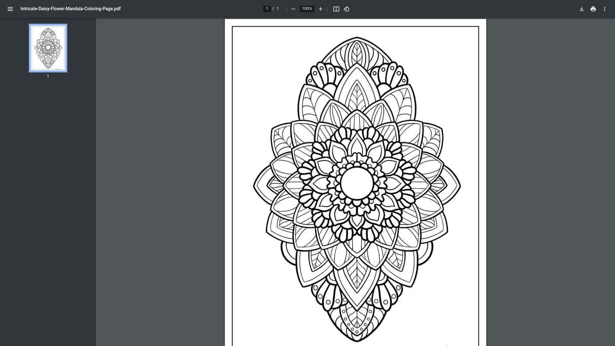 12 Best Printable Flower Coloring Pages for 2026 - Intricate Daisy Flower Mandala – Monday Mandala