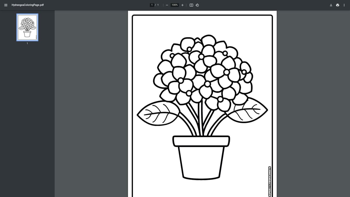 12 Best Printable Flower Coloring Pages for 2026 - Hydrangea Coloring Page – Superstar Worksheets