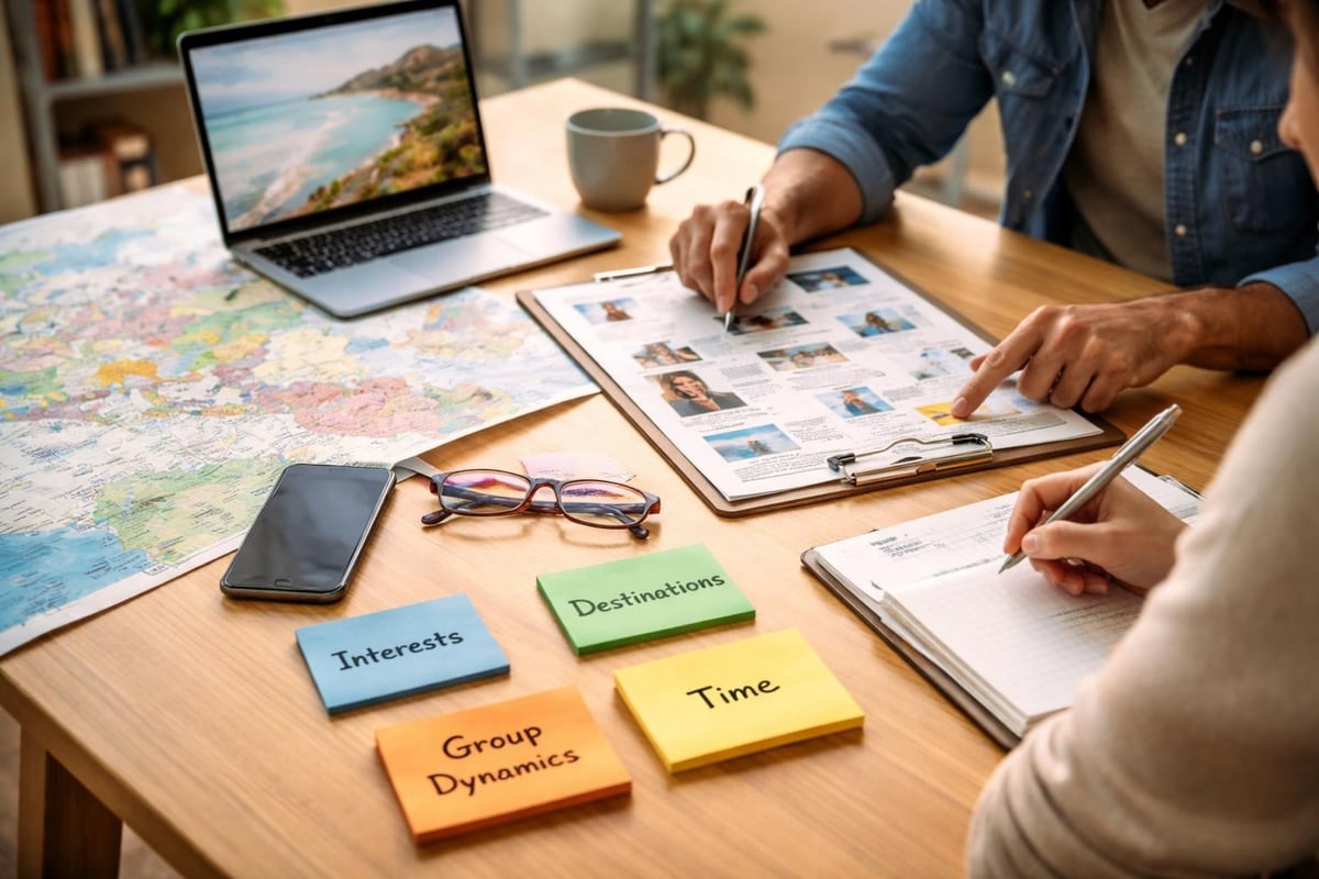 Tour customization options