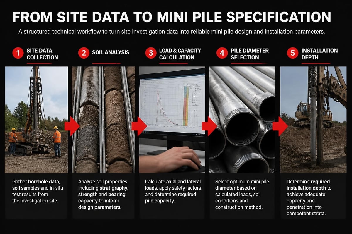 Ground investigation and pile design
