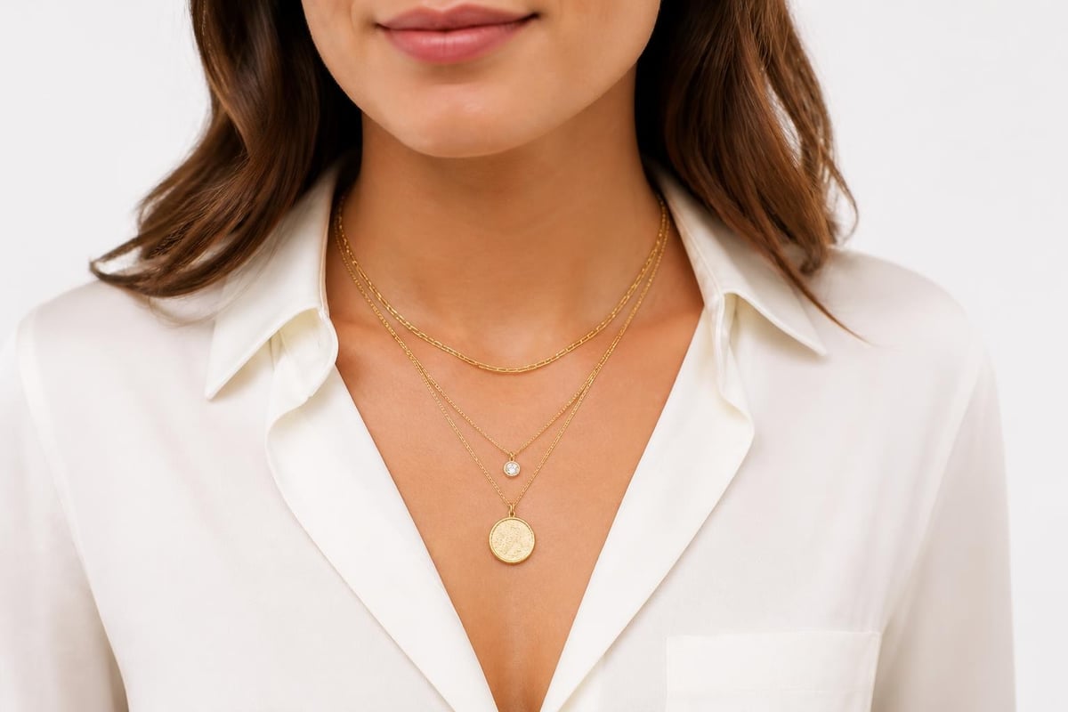 Layering strategies for pendant necklaces