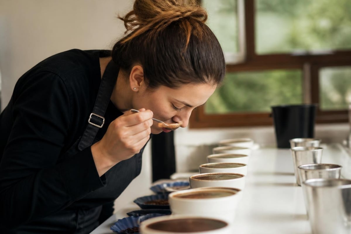 Specialty coffee scoring process