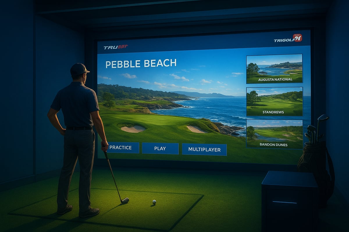 Navigating TruGolf E6: Courses, Modes, and Gameplay