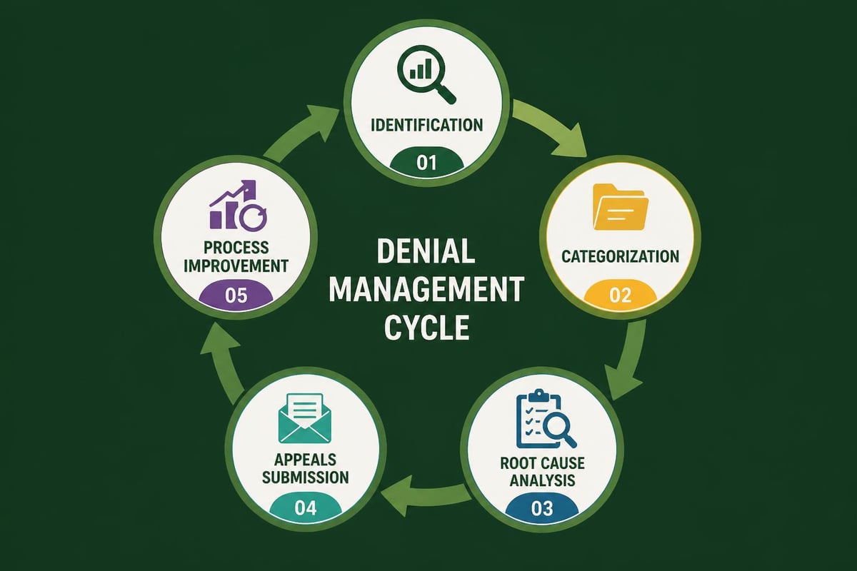 Denial management workflow process