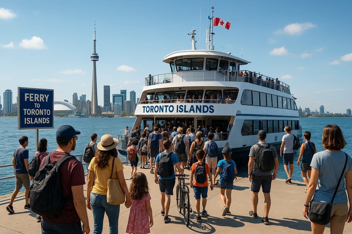Getting to the Toronto Islands in 2026
