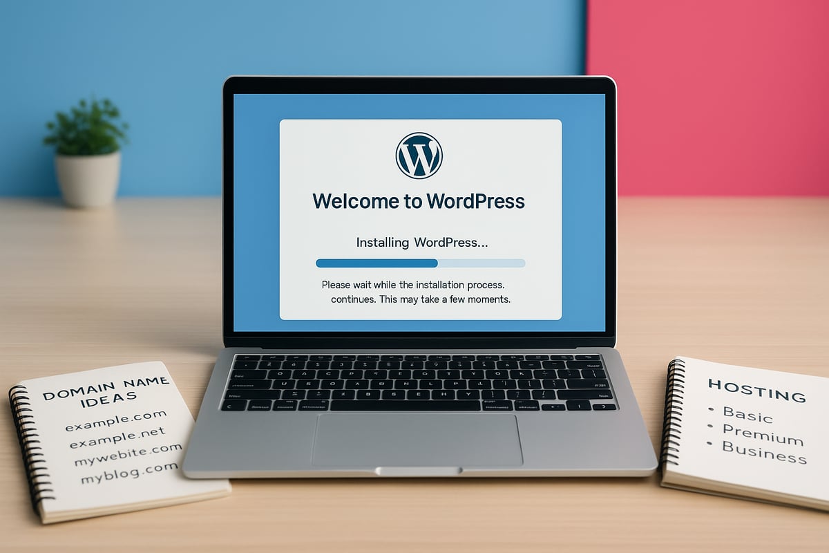 <span style="color:#3882DB;"><b>Schritt 2: Domain, Hosting Und WordPress-Installation</b></span>