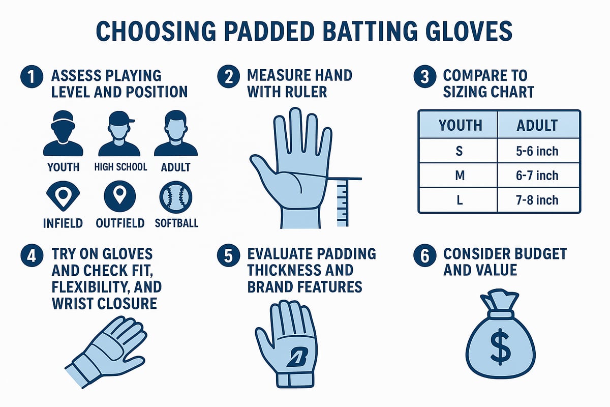 How to Choose the Right Padded Batting Gloves for Your Needs